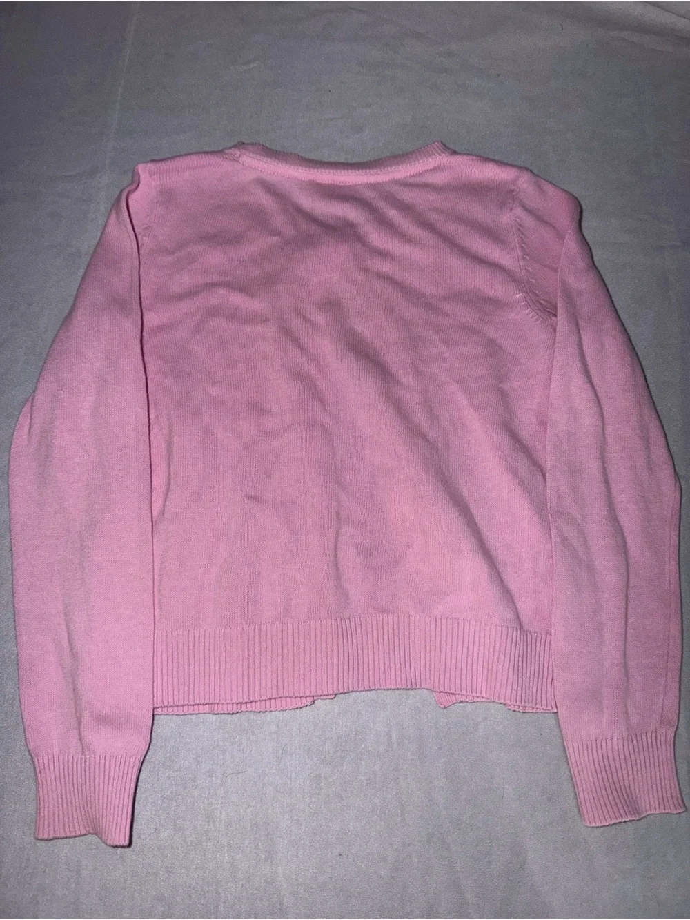 The Children's Place Girls' Crewneck Cardigan Sweater bundle - Pink & Black